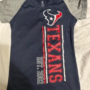 Texans Kids Navy and Gray T-Shirt